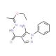 Ethyl N-[(5-amino-1-phenyl-1H-pyrazol-4-yl)-carbonyl]ethanehydrazonoate (CAS 99347-10-1) - chemical structure image
