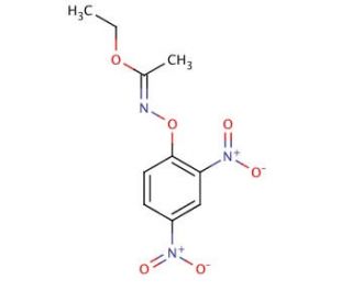 Ethyl N-(2,4-dinitrophenoxy)acetimidate (CAS 54322-32-6) - chemical structure image