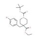 Ethyl N-Boc-4-(4-bromobenzyl)piperidine-4-carboxylate (CAS 912617-73-3) - chemical structure image