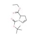 Ethyl N-Boc-L-proline-4-ene (CAS 178172-26-4) - chemical structure image