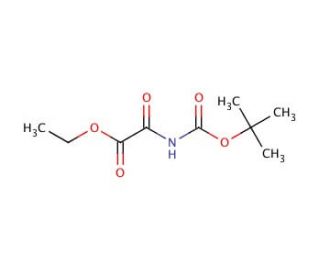 Ethyl N-Boc-oxamidate (CAS 216959-34-1) - chemical structure image