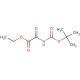 Ethyl N-Boc-oxamidate (CAS 216959-34-1) - chemical structure image