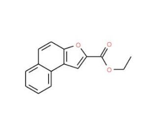 Ethyl naphtho[2,1-b]furan-2-carboxylate (CAS 32730-03-3) - chemical structure image