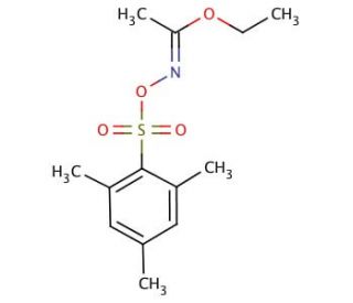 Ethyl O-(2-mesitylenesulfonyl)acethydroxamate (CAS 38202-27-6) - chemical structure image