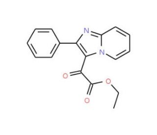 ethyl oxo(2-phenylimidazo[1,2-a]pyridin-3-yl)acetate - chemical structure image