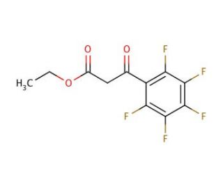 Ethyl (pentafluorobenzoyl)acetate (CAS 3516-87-8) - chemical structure image