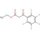 Ethyl (pentafluorobenzoyl)acetate (CAS 3516-87-8) - chemical structure image