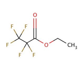Ethyl pentafluoropropionate (CAS 426-65-3) - chemical structure image