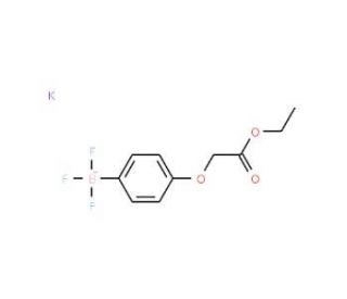 Ethyl phenoxyacetate-4-trifluoroborate potassium salt (CAS 1150654-57-1) - chemical structure image