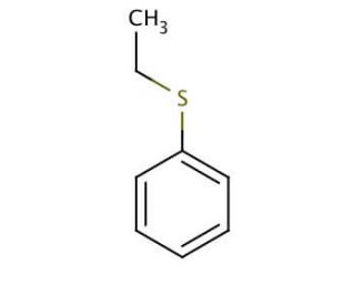 Ethyl phenyl sulfide (CAS 622-38-8) - chemical structure image