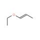 Ethyl propenyl ether, cis + trans (CAS 928-55-2) - chemical structure image