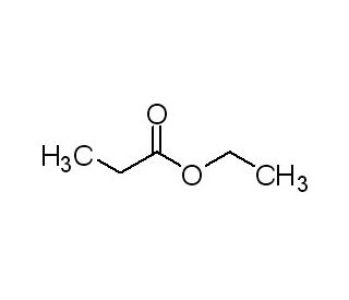 Ethyl propionate (CAS 105-37-3) - chemical structure image