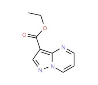 Ethyl pyrazolo[1,5-a]pyrimidine-3-carboxylate (CAS 115932-00-8) - chemical structure image