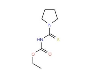 ethyl (pyrrolidin-1-ylcarbonothioyl)carbamate - chemical structure image
