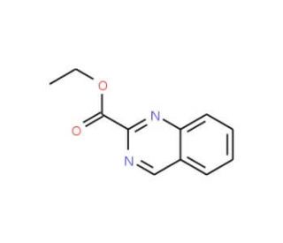 Ethyl quinazoline-2-carboxylate (CAS 869299-42-3) - chemical structure image