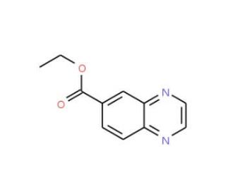 Ethyl quinoxaline-6-carboxylate (CAS 6924-72-7) - chemical structure image