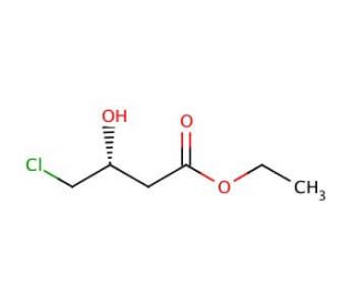 Ethyl (R)-(&plus;)-4-chloro-3-hydroxybutyrate (CAS 90866-33-4) - chemical structure image