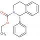 Ethyl (S)-1-Phenyl-1,2,3,4-tetrahydroisoquinoline-2-carboxylate - chemical structure image