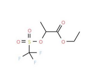 Ethyl (S)-2-(trifluoromethylsulfonyloxy)propionate (CAS 84028-88-6) - chemical structure image