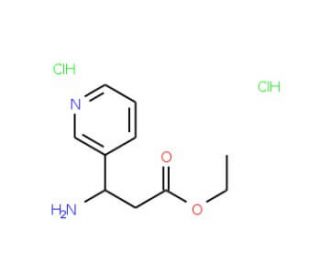Ethyl (S)-3-(3-pyridyl)-beta-alanate dihydrochloride (CAS 153524-69-7) - chemical structure image