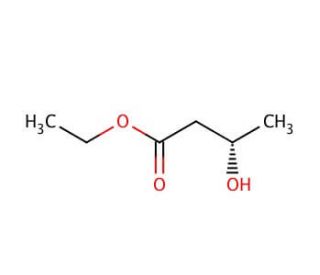 Ethyl (S)-3-hydroxybutyrate (CAS 56816-01-4) - chemical structure image