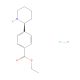Ethyl (S)-4-(piperidin-2-yl)benzoate hydrochloride (CAS 1388117-52-9) - chemical structure image
