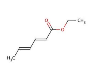 Ethyl sorbate (CAS 2396-84-1) - chemical structure image