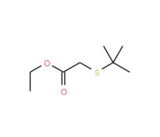 ethyl (tert-butylthio)acetate (CAS 60178-20-3) - chemical structure image