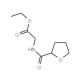 Ethyl (tetrahydro-furan-2-carbonyl)-amino-acetate (CAS 574719-90-7) - chemical structure image