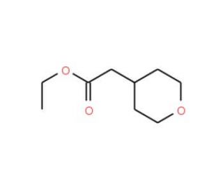 Ethyl tetrahydropyran-4-ylacetate (CAS 103260-44-2) - chemical structure image