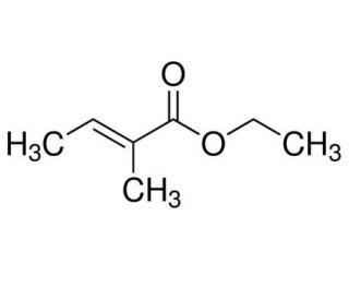 Ethyl tiglate (CAS 5837-78-5) - chemical structure image