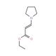 Ethyl trans-3-(1-pyrrolidinyl)acrylate (CAS 65651-80-1) - chemical structure image
