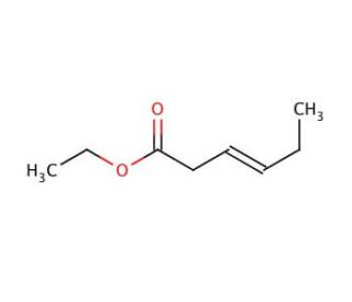 Ethyl trans-3-hexenoate (CAS 2396-83-0) - chemical structure image