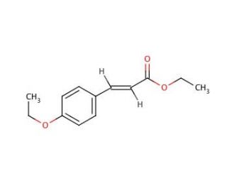 Ethyl trans-4-ethoxycinnamate (CAS 75332-46-6) - chemical structure image