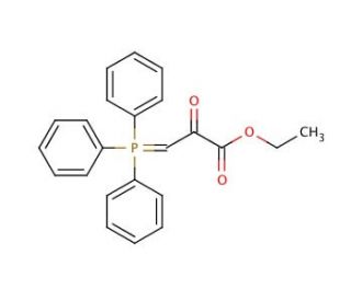 Ethyl (triphenylphosphoranylidene)pyruvate (CAS 13321-61-4) - chemical structure image