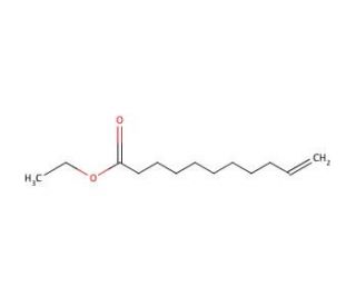 Ethyl undecylenate (CAS 692-86-4) - chemical structure image