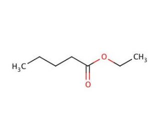 Ethyl valerate (CAS 539-82-2) - chemical structure image