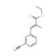 Ethyl (Z)-3-cyano-α-methylcinnamate (CAS 288309-15-9) - chemical structure image