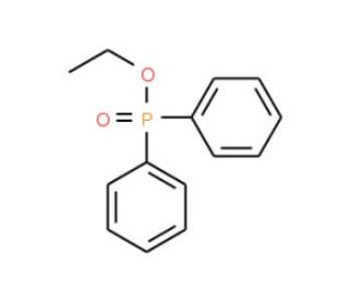 Ethyldiphenylphosphinate (CAS 1733-55-7) - chemical structure image