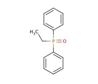 Ethyldiphenylphosphine oxide (CAS 1733-57-9) - chemical structure image