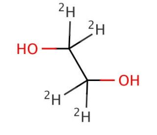 Ethylene-d4 glycol (CAS 2219-51-4) - chemical structure image