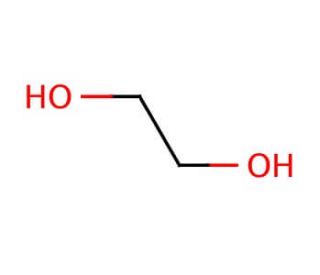 Ethylene glycol (CAS 107-21-1) - chemical structure image