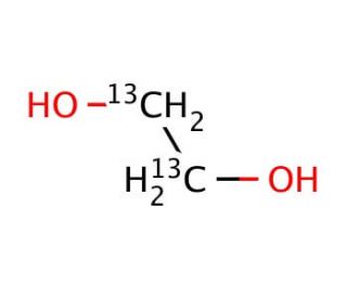 Ethylene glycol-<sup>13</sup>C<sub>2</sub> (CAS 104700-12-1) - chemical structure image