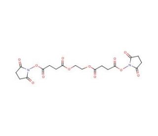 Ethylene glycol-bis(succinic acid N-hydroxysuccinimide ester) (CAS 70539-42-3) - chemical structure image