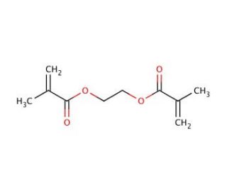 Ethylene glycol dimethacrylate (CAS 97-90-5) - chemical structure image