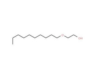 Ethylene glycol monodecyl ether (CAS 23238-40-6) - chemical structure image