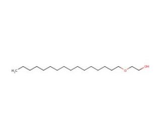 Ethylene glycol monohexadecyl ether (CAS 2136-71-2) - chemical structure image