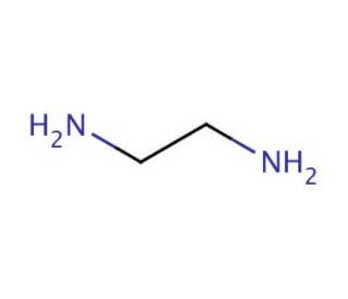 Ethylenediamine (CAS 107-15-3) - chemical structure image