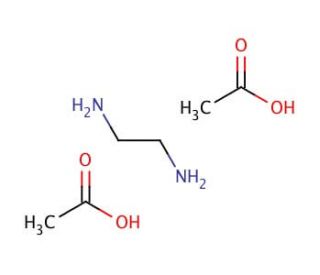 Ethylenediamine diacetate (CAS 38734-69-9) - chemical structure image