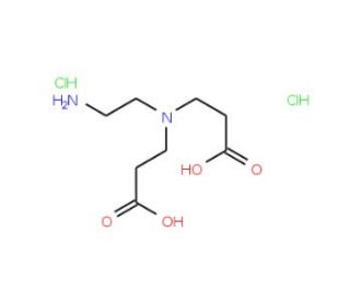 Ethylenediamine-N,N`-Dipropionic Acid Dihydrochloride (CAS 32705-91-2) - chemical structure image